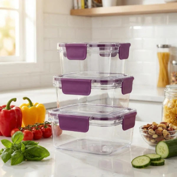 Multipurpose Glass Storage Container – Fridge & Kitchen Organizer