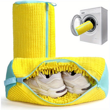 360° Shoe Cleaning Bag – Machine Washable Microfiber Shoe Protector